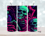 1396 Skulls 20 oz Sublimation wrap