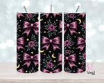 1401 Midnight Bows 20 oz Sublimation wrap