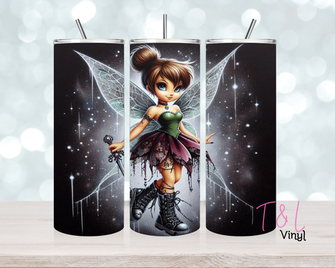 1429 Gothic Fairy 3 20 oz Sublimation wrap