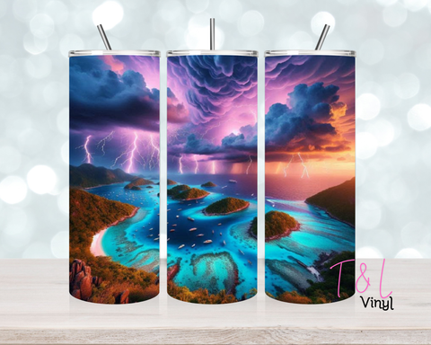 1409 20 oz Island Storm 2 Sublimation wrap