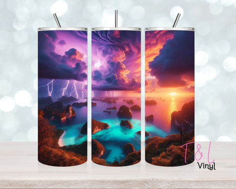 1408 20 oz Island Storm 1 Sublimation wrap