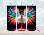 1407 20 oz Rainbow Ballerina 2 Sublimation wrap
