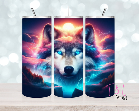 1437 Wolf 4 20 oz Sublimation wrap