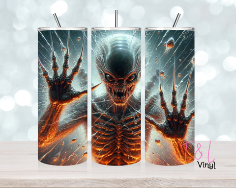 1413 20 oz Alien 1 Sublimation wrap