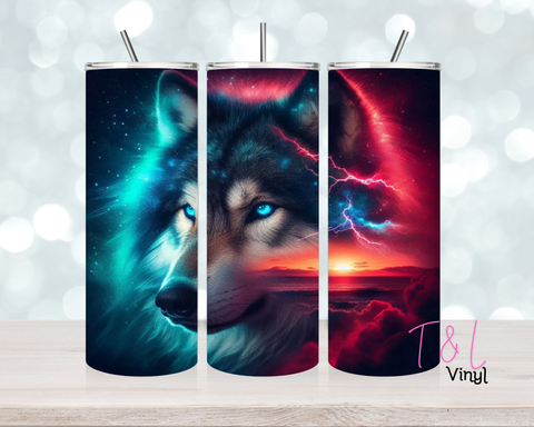 1434 Wolf 1 20 oz Sublimation wrap