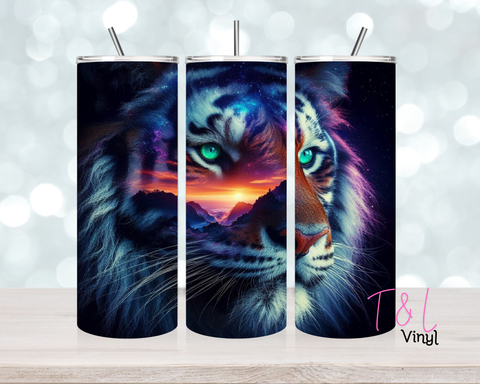 1431 Tiger 1 20 oz Sublimation wrap
