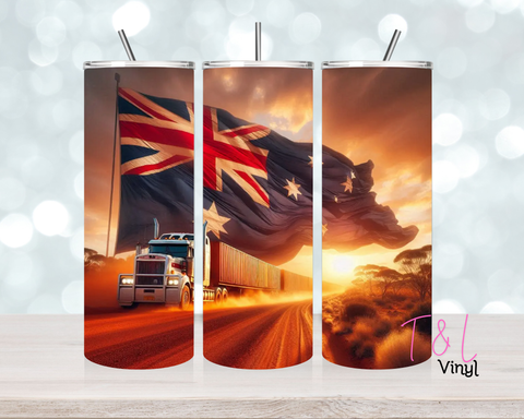 1421 Road Train 2 20 oz Sublimation wrap