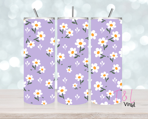 1452 Purple Panda 20 oz Sublimation wrap