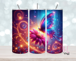 1384 Flower and butterfly 20 oz Sublimation wrap