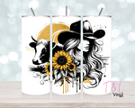 Cow girl  20 oz vinyl wrap 388