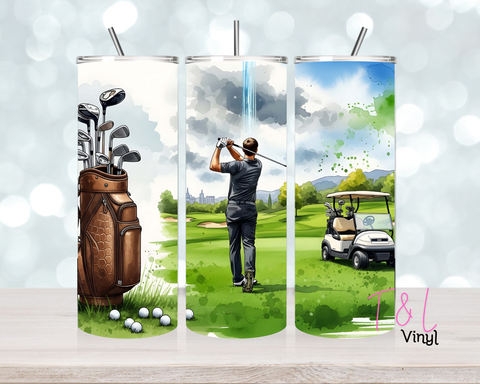 1459 Golf 20 oz Sublimation wrap