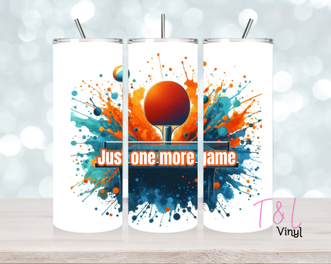 1460 Table Tennis 20 oz Sublimation wrap