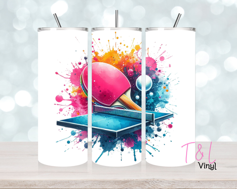 1461 Table Tennis 20 oz Sublimation wrap