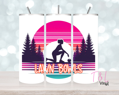 1462 Lawn Bowl 20 oz Sublimation wrap