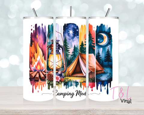 1464 Camping Mode 20 oz Sublimation wrap