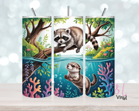 1475 Otter 20 oz Sublimation wrap