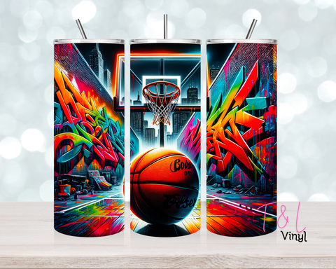 1478 Basketball 20 oz Sublimation wrap