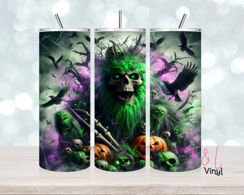 1486 Halloween 20 oz Sublimation wrap