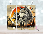 Sunset Wolf 20 oz Sublimation wrap (441)