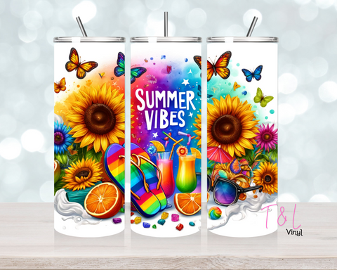 Summer Vibes 20 oz vinyl wrap (356)