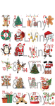 992 DTF Christmas Count Down Pockets print