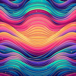 (135) Sunset Gradient colours Print 30cm x 30cm