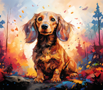 Dachshund 20 oz Sublimation wrap (232)