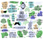 Dad Affirmation 20oz Vinyl Wrap (32)