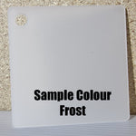 WHITE  Personalised Acrylic Post it note holder Small (ADD NAME TO NOTES)