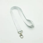 Sublimation Polyester Blank White Lanyards