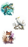 1011 Australian Animal Milestone Disc Sublimation prints