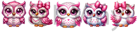 826 DTF- Mini Owl Print