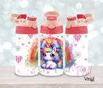 21 Glitter unicorn  12oz Sublimation Tumbler Print