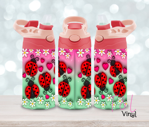 32 Lady bug 12oz Sublimation Tumbler Print