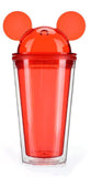 16oz Double Wall Tumbler with matching coloured straw