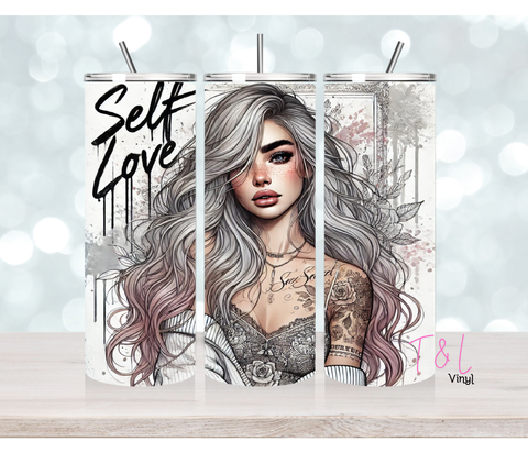 Self Love  20 oz Sublimation wrap (548)