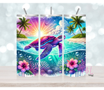 Tropical Turtles 20 oz Sublimation wrap (550)