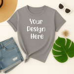 Grey Shirt Mockup - Digital download