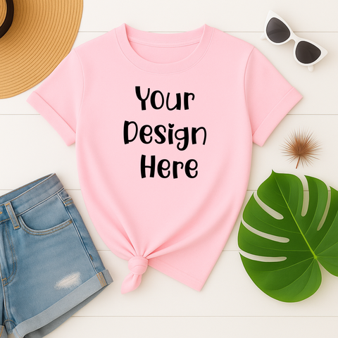 Pink Shirt Mockup - Digital download