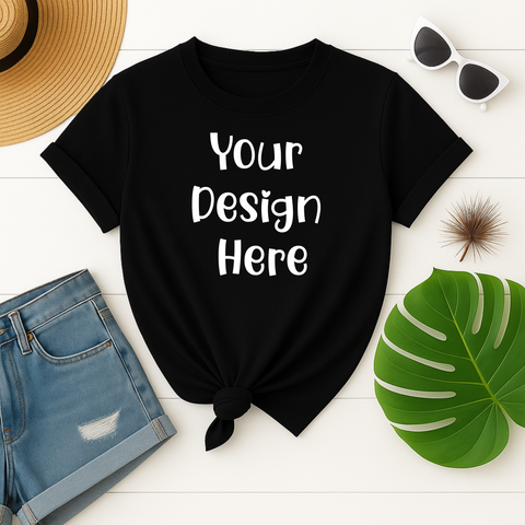 Black Shirt Mockup - Digital download