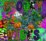 Spooky Vibes 20 oz Sublimation wrap (218)