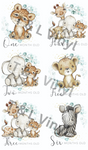 Jungle Animals Milestone Sublimation Sheet 19 (Perfect for our acrylic Milestone disc 12cm)