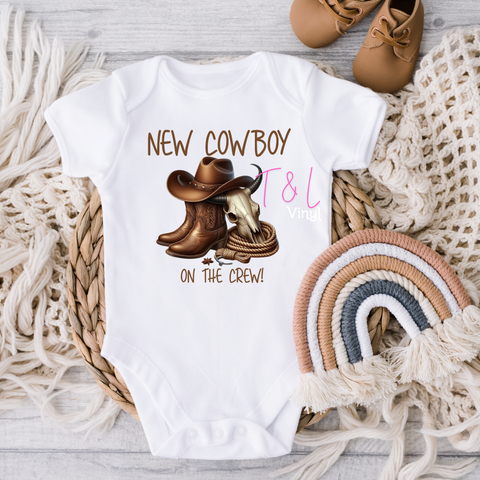 710 DTF New Cowboy baby prints