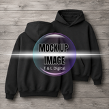4x Hoodie Mock up images (No watermark added once downloaded)