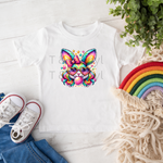 493 Kids Easter Rainbow  Shirt Sublimation Print x 2 prints