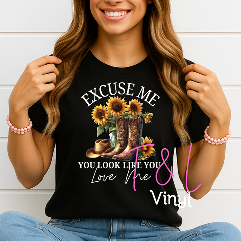 890 DTF Excuse me  -  Print