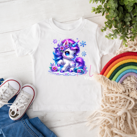 299 DTF Ice Unicorn print
