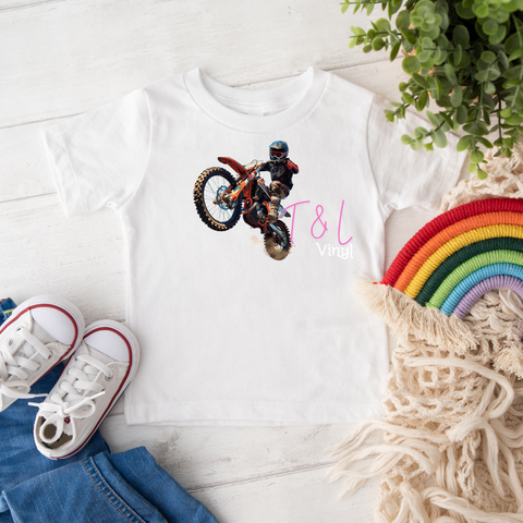 350 DTF Dirt Bike kids print