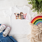 354 DTF Farm kids print