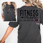 71 DTF Fitness Mode Front and back Adult print